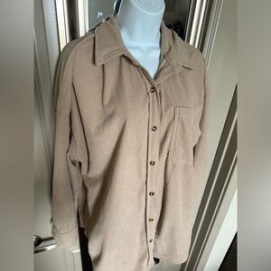 Corduroy Button Down Shirt